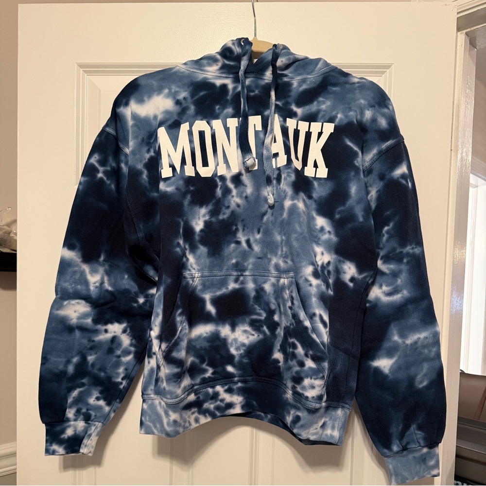 Montauk Tie-Dye Hoodie - Navy Blue